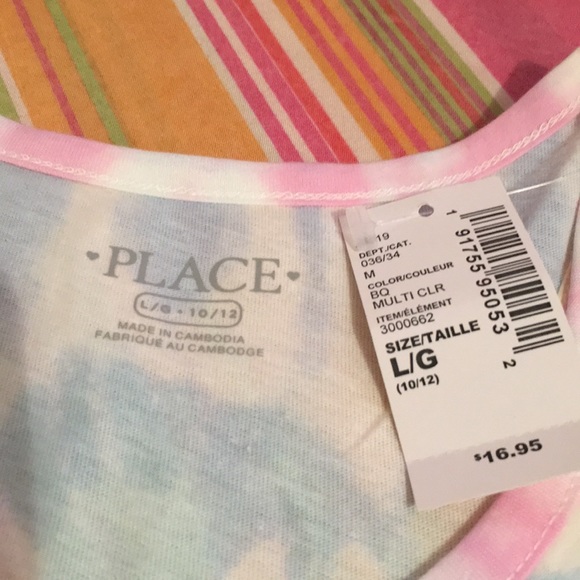 Tie dye racer back tank top - Picture 4 of 5